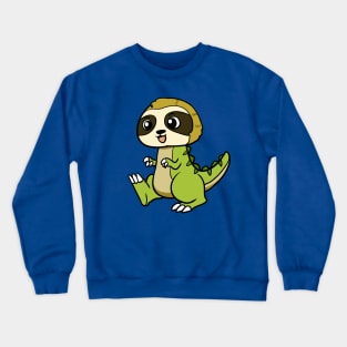 Dino Sloth Crewneck Sweatshirt